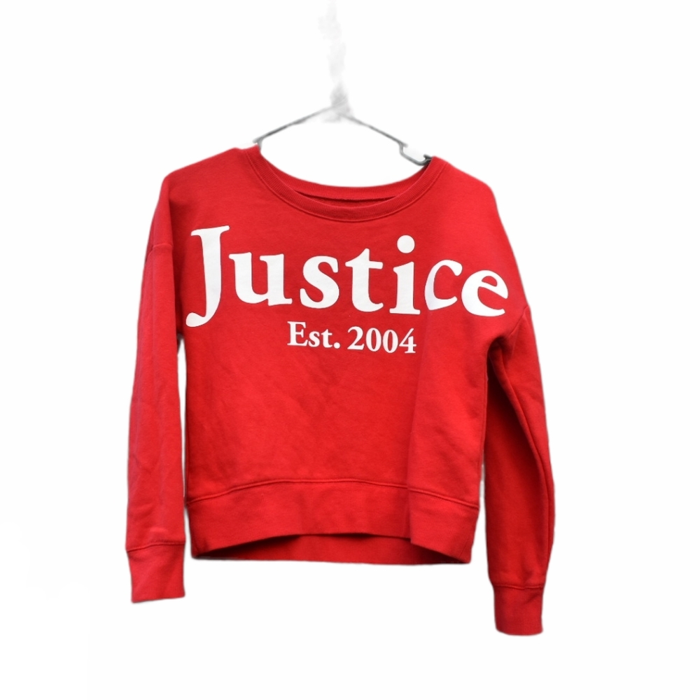 Justice Crop Style Sweatshirt - Size 12